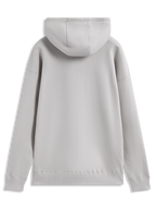 Alpinestars Entity Oversized Hoodie, sudadera con capucha de forro polar, vista posterior, color arena, ajuste holgado.