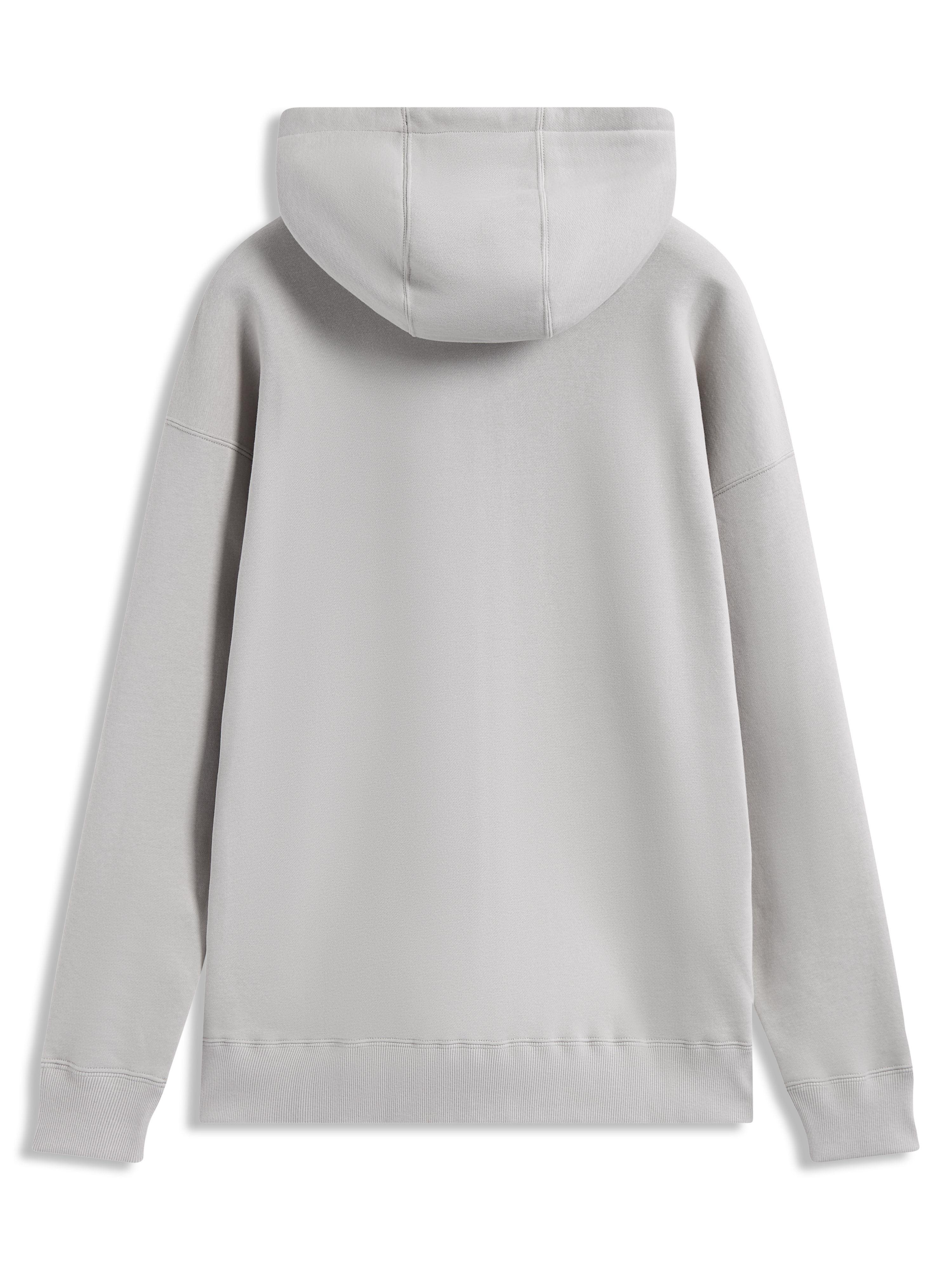 Alpinestars Entity Oversized Hoodie, sudadera con capucha de forro polar, vista posterior, color arena, ajuste holgado.