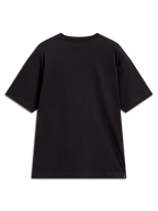 Alpinestars Chalk Oversized CSF Tee, black short-sleeve sportswear t-shirt, relaxed fit cotton blend, back view.