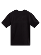 Alpinestars Elliptogrit CSF Tee, camiseta de mangas cortas, negra, vista trasera con diseño limpio y minimalista, ropa deportiva