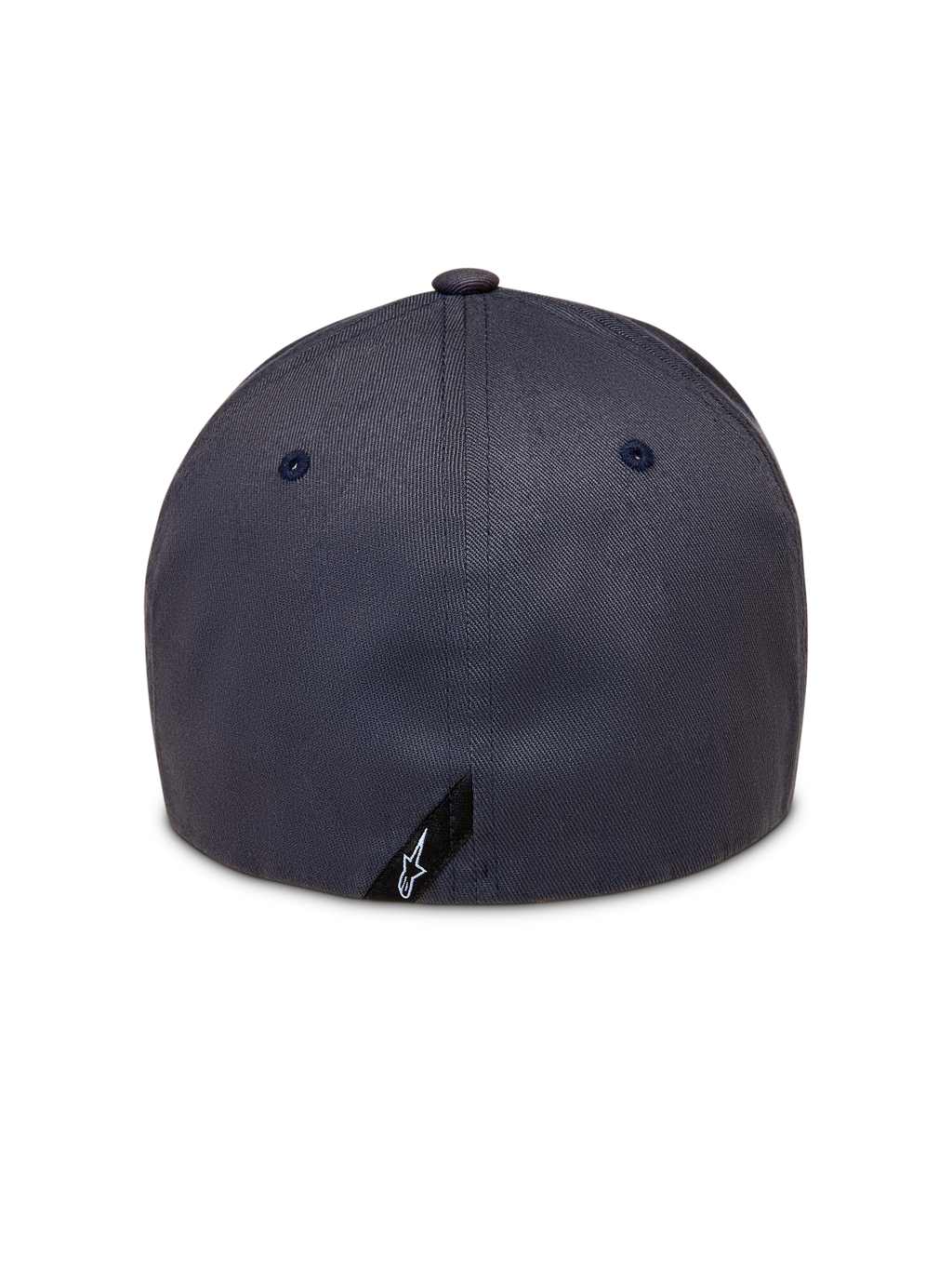 Alpinestars Maze Gorro, gorra de sarga gris oscuro con parte trasera flexible y detalle del logo Astars, vista posterior