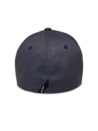 Alpinestars Maze Gorro, gorra de sarga gris oscuro con parte trasera flexible y detalle del logo Astars, vista posterior