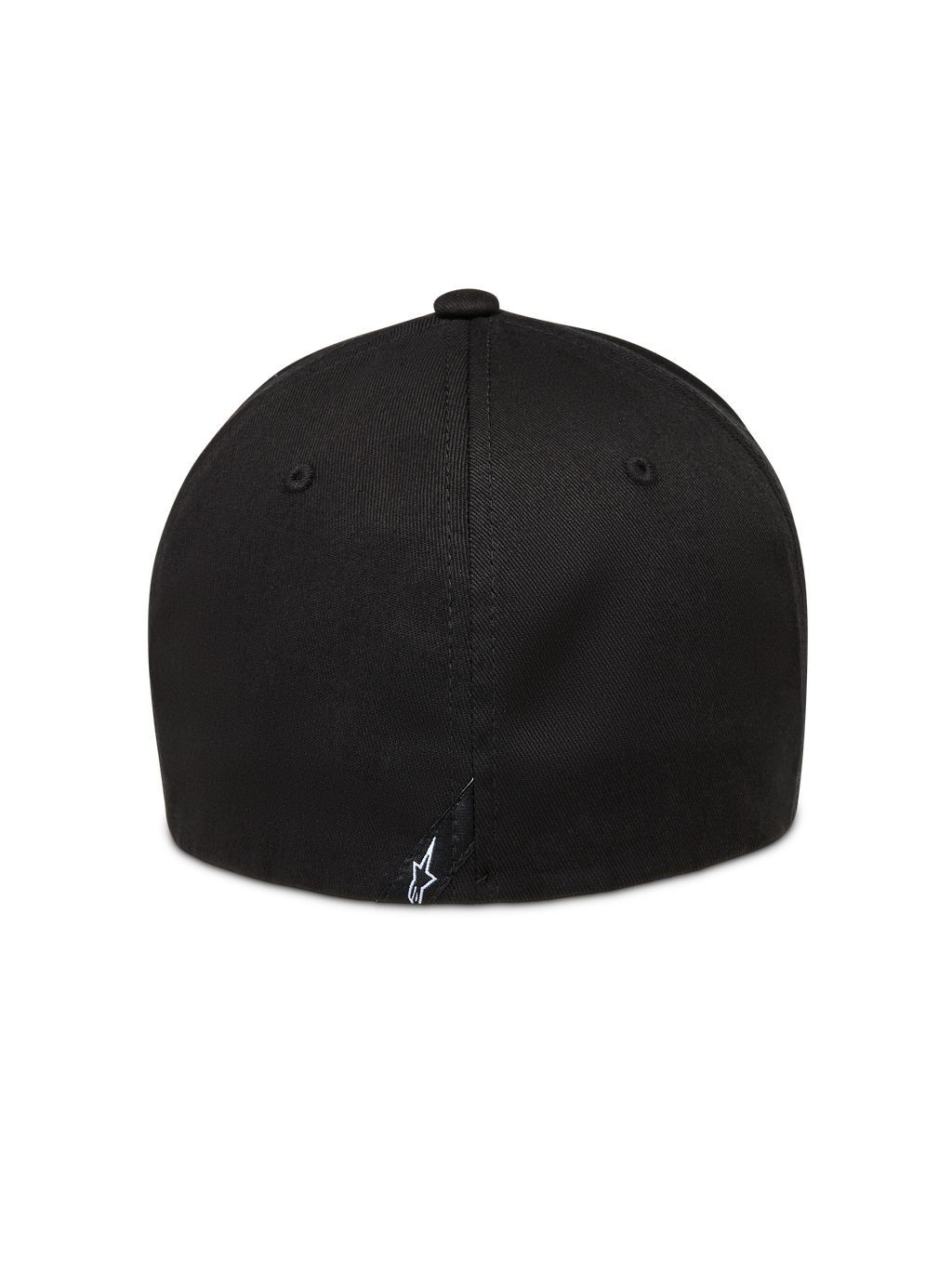 Arclight Gorro de Alpinestars, gorra negra con parte trasera flexible y logotipo Astars blanco bordado en la parte posterior.