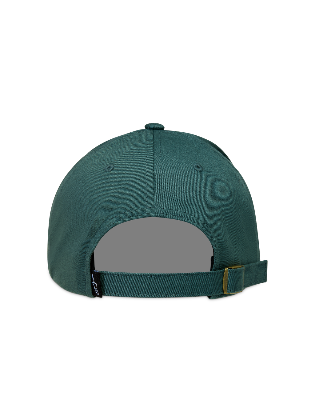 Alpinestars Explorer Strapback Gorro, gorra de sarga verde con cierre trasero ajustable y pequeño logotipo