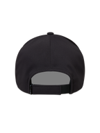 Alpinestars Algo Perf Adjustable Gorro, gorra deportiva negra de tejido técnico, vista trasera con cierre de correa ajustable.