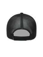 Alpinestars Augment gorra, gorra tipo trucker negra con malla de diamante y cierre ajustable, ropa deportiva, vista trasera
