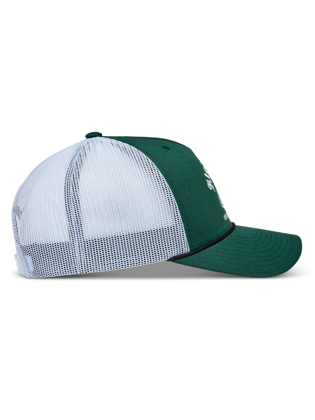 Alpinestars Baron, gorra verde y blanca con visera curva, corona estructurada y malla trasera blanca transpirable, ropa deportiva