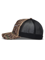 Alpinestars Thicket Realtree, gorra tipo trucker con diseño de camuflaje, malla negra, visera curva y corona estructurada