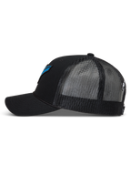 Alpinestars Meteorite, gorra negra con malla transpirable, visera curva y corona estructurada de estilo deportivo