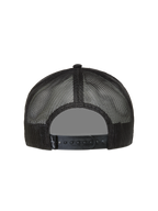 Alpinestars Ten gorra con visera, vista trasera de malla transpirable negra con cierre snapback ajustable
