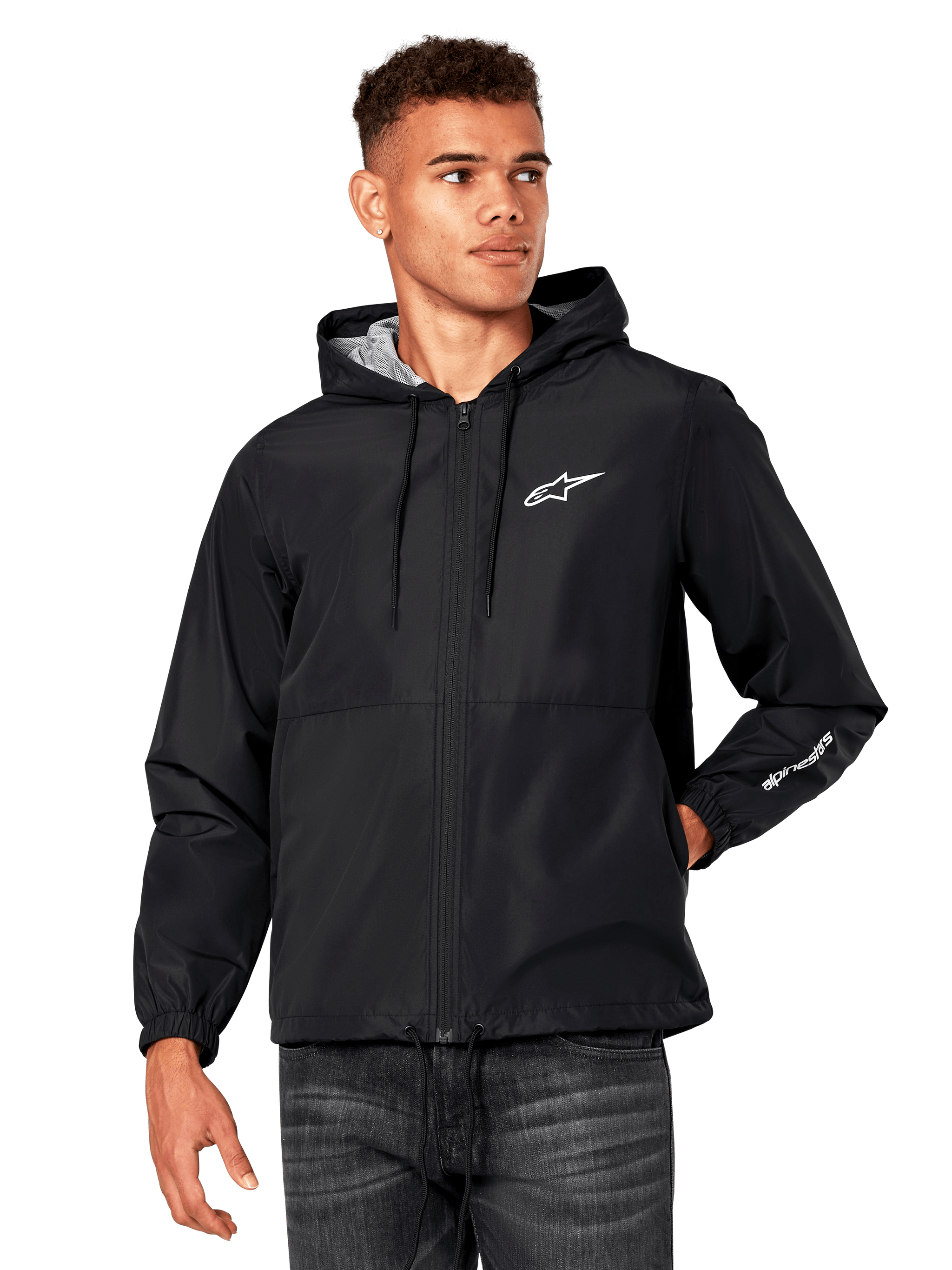 ジャケット・アウター speed Speeder Windbreaker Jacket - BLACK SPORTSWEAR Jackets