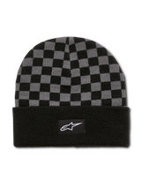 Checkered Cuff Gorro