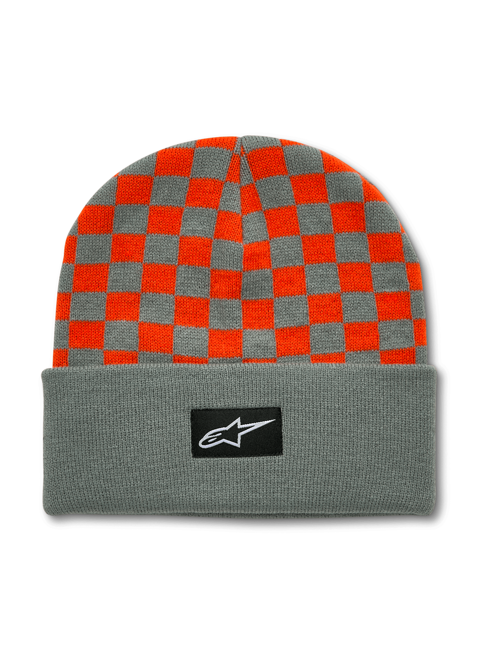 Checkered Cuff Gorro