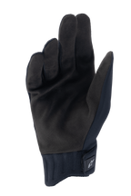 Guantes Alpinestars Stella A-Dura Rain, guantes de lluvia de MTB para mujer, negros, vista de la palma que muestra el agarre de gamuza sintética, puño de neopreno acanalado con correa ajustable, equipamiento impermeable para bicicleta de montaña