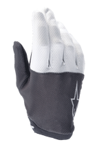 Alpinestars A-Aria Gloves, guantes de ciclismo de montaña, gris claro y gris oscuro, con parte superior texturizada con logo de estrella, material flexible y diseño de perfil bajo para ciclismo todoterreno