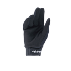 Guantes Alpinestars A-Dura, guantes de MTB negros, palma de ante sintético para agarre y durabilidad, puño de neopreno con cierre de muñeca de gancho y bucle, equipamiento versátil de alto rendimiento para ciclismo de montaña