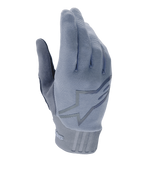 Alpinestars A-Dura Gloves, guantes para bicicleta de montaña, azul Infinity, parte superior acanalada con textura y gran logo de estrella, puño de neopreno con detalles en relieve, diseño ajustado para ciclismo de montaña