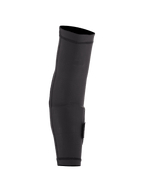 Alpinestars Youth Paragon Lite Elbow Protectors, protectores de codo para ciclismo, negro, manga de malla transpirable con textura perforada, construcción ligera y flexible para protección todoterreno juvenil.