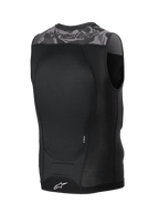 Alpinestars A-Motion Plasma Protection Vest, MTB and off-road cycling protection vest, Black Camo, featuring Nucleon Plasma back protector and breathable mesh construction, rear view