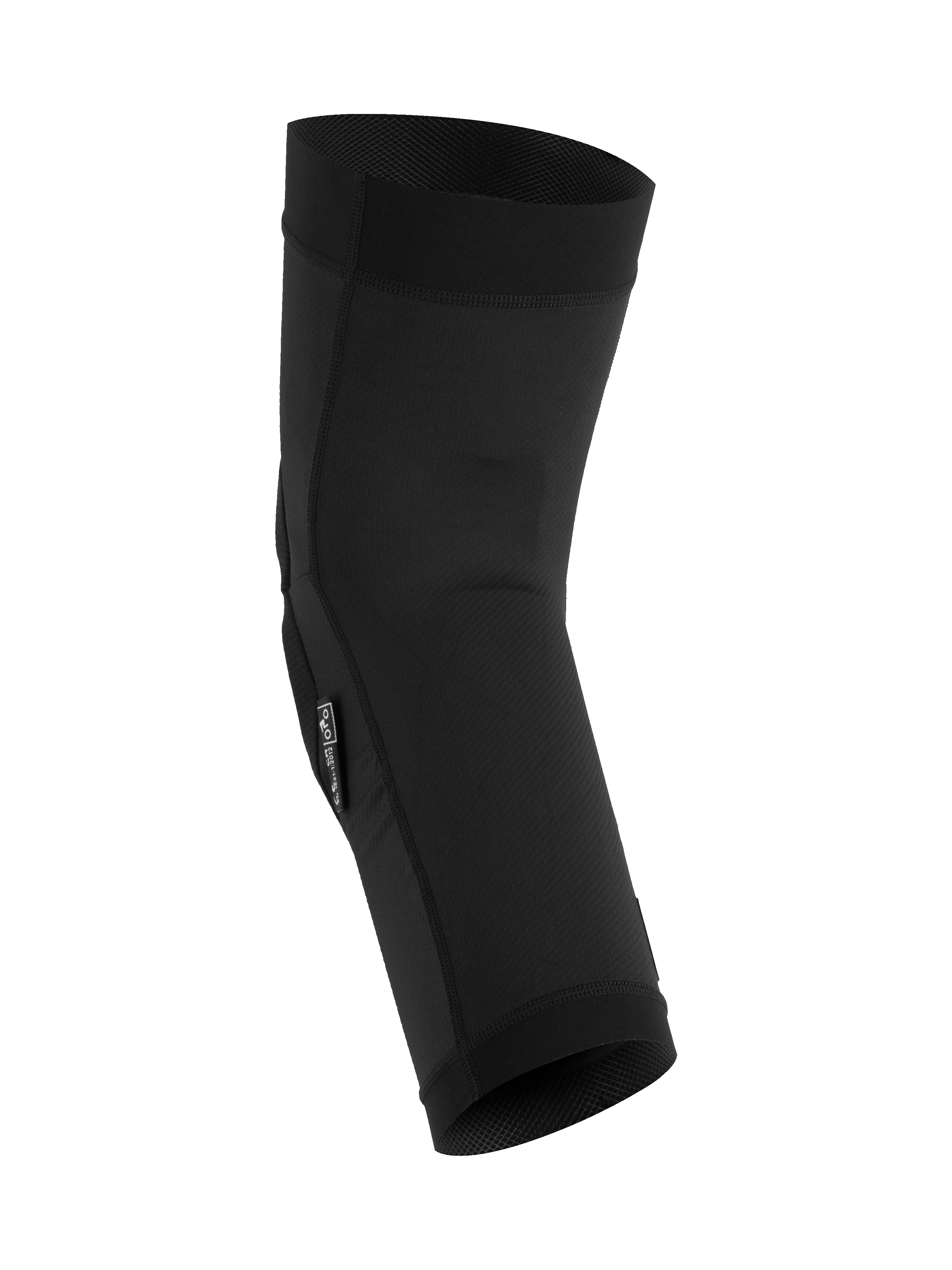 Alpinestars A-Motion Plasma Knee Sleeve, negro, protector de rodilla para MTB, tejido de malla transpirable con diseño ergonómico preformado, manga deslizable de perfil delgado para ciclismo de montaña