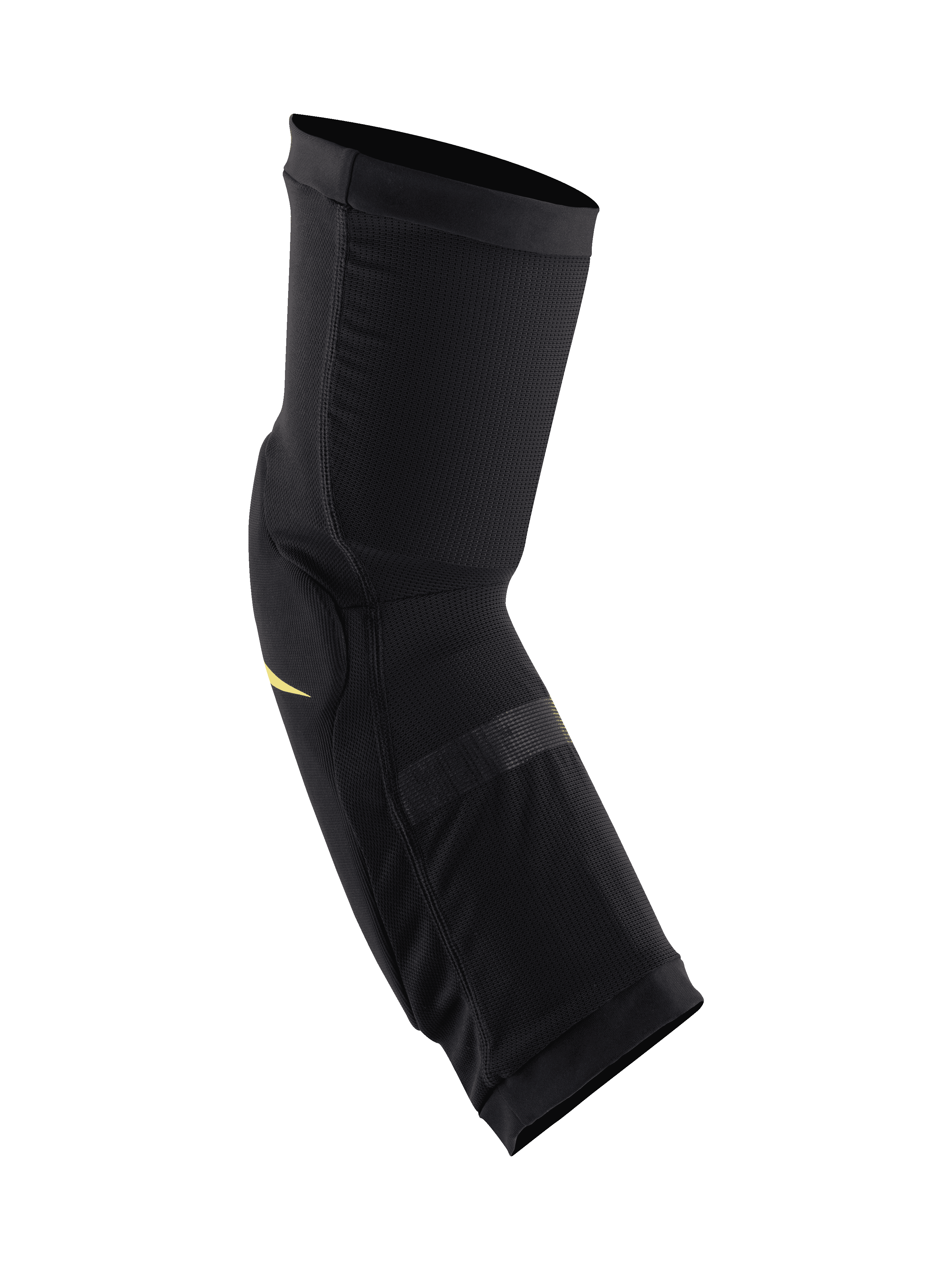 Protectores de rodilla Alpinestars Paragon Plus, negro y amarillo ácido, rodilleras ligeras tipo slip-on con malla elástica transpirable, diseño ergonómico preformado para ciclismo de montaña y protección todoterreno