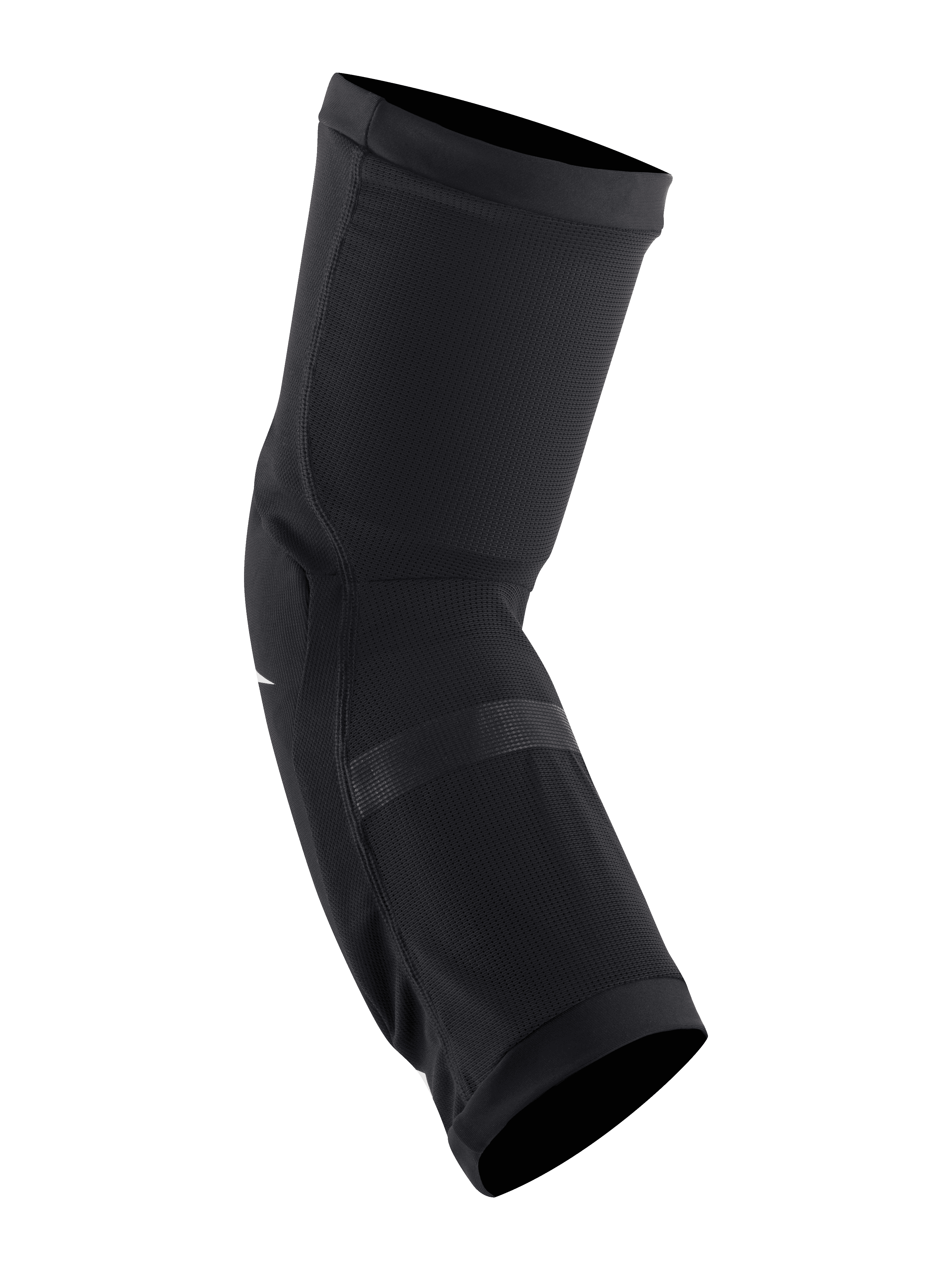 Alpinestars Protectores de Rodilla Paragon Plus, negro y blanco, rodillera de ciclismo de montaña fácil de poner, construcción de malla elástica transpirable, ajuste contorneado con puños elásticos para ciclismo todoterreno