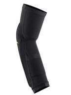 Protecciones de rodilla/espinilla Alpinestars Paragon Plus, Negro Amarillo Ácido, funda protectora tipo slip-on, con construcción de malla transpirable y diseño ergonómico preformado para ciclismo de montaña MTB