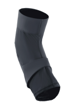 Alpinestars A-Motion Plasma Pro Knee Protector, rodillera de MTB, negro, manga fácil de poner con diseño ergonómico precurvado, cuenta con una banda de compresión central y paneles de malla elástica transpirable