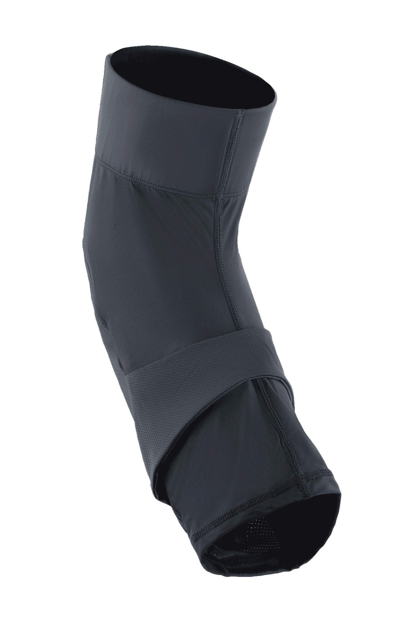 Alpinestars A-Motion Plasma Pro Knee Protector, rodillera de MTB, negro, manga fácil de poner con diseño ergonómico precurvado, cuenta con una banda de compresión central y paneles de malla elástica transpirable