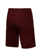 Pantalones cortos Alpinestars A-Dura Ride burdeos, vista trasera con diseño minimalista y tejido elástico para MTB.