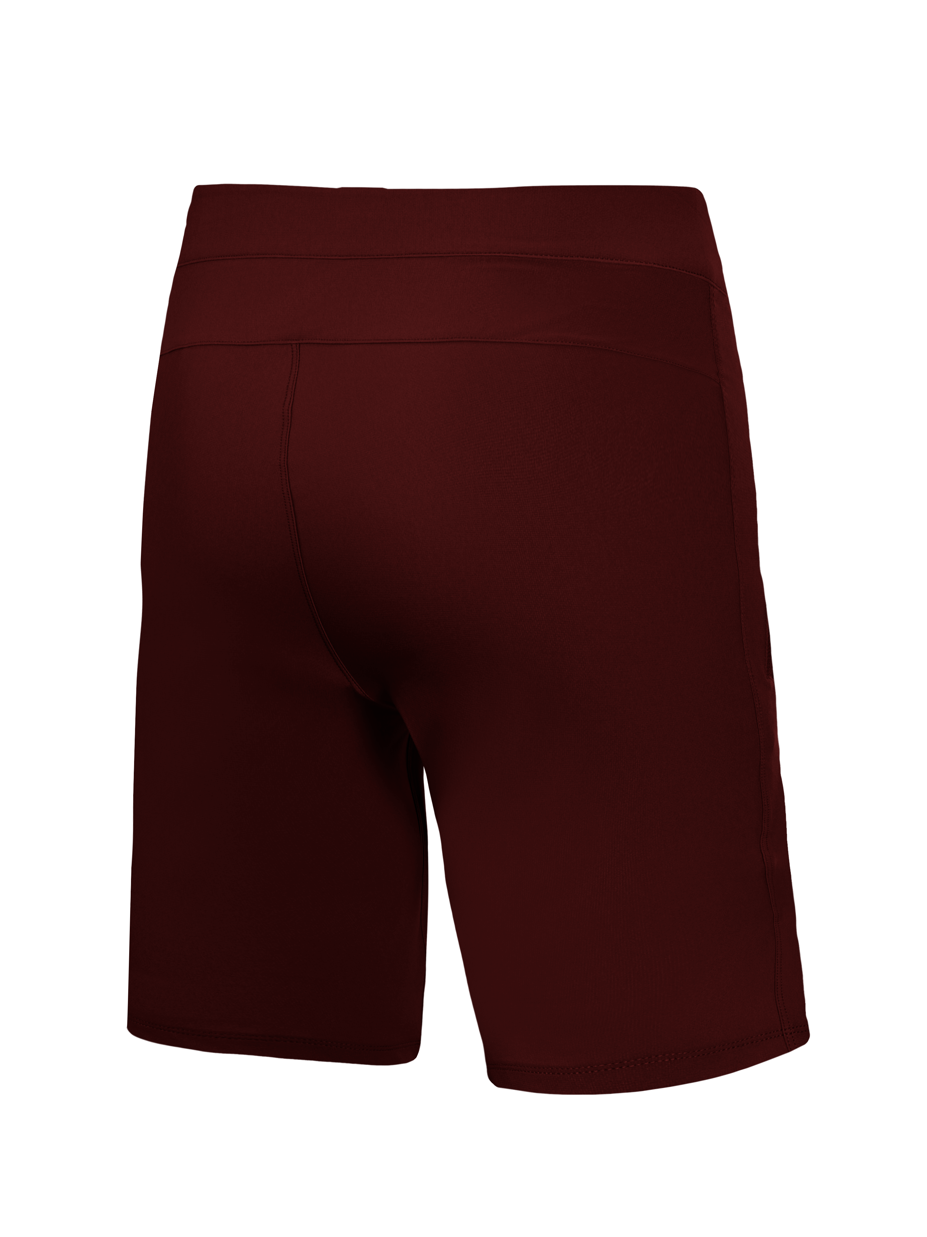 Pantalones cortos Alpinestars A-Dura Ride burdeos, vista trasera con diseño minimalista y tejido elástico para MTB.
