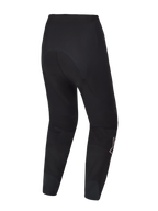 Pantalones MTB A-Supra Elite negros, vista trasera, tejido elástico en 4 direcciones y diseño ergonómico de competición.