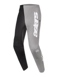 Pantalones MTB A-Supra Elite en gris degradado y negro, con logotipo astars blanco y ventilación por corte láser.