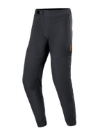 Pantalones Alpinestars A-Aria Elite, pantalones de mountain bike, negro, con perforaciones láser para ventilación, cierre de hebilla magnética y bolsillos con cremallera, diseño cónico elegante para ciclismo de montaña de alto rendimiento