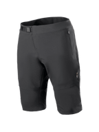 Alpinestars A-Aria Elite Shorts, shorts de mountain bike, color negro, con cierre de cintura mediante hebilla magnética, bolsillos con cremallera, orificios de ventilación cortados con láser y tejido elástico de 4 direcciones para ciclismo de montaña