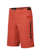 Alpinestars Shorts A-Dura Elite, pantalones cortos de ciclismo de montaña para hombre, naranja oscuro, con tejido Cordura elástico en 4 direcciones y bolsillos con cremallera