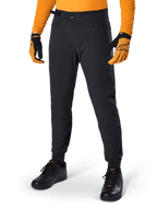 Alpinestars A-Dura Pants, pantalones para ciclismo de montaña, negro, ajustadores laterales de cintura y bolsillos con cremallera, combinados con jersey y guantes naranjas, ajuste deportivo regular para la práctica de MTB