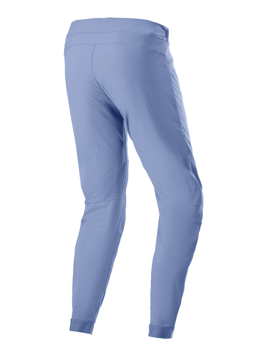 Pantalones Alpinestars A-Dura, pantalones de mountain bike, Azul Infinity, vista trasera que muestra el diseño de pierna estrecha y puños elásticos, tejido textil duradero elástico en 2 direcciones para ciclismo fuera de pista