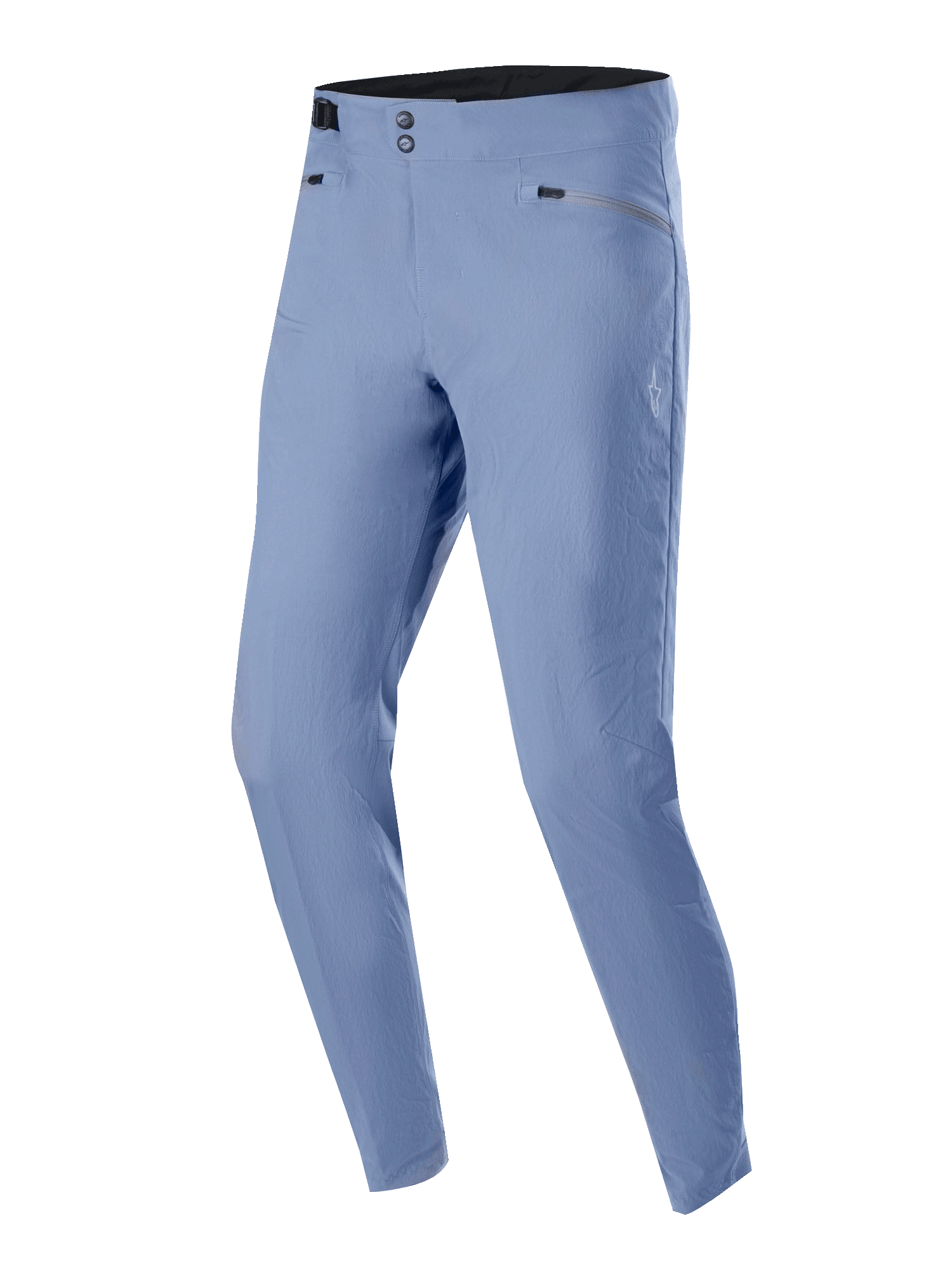 Pantalones Alpinestars A-Dura, pantalones de ciclismo MTB, color azul Infinity, con cierre de cintura de doble broche y bolsillos con cremallera, tejido ligero elástico en 2 direcciones y ajuste regular para un rendimiento todoterreno.