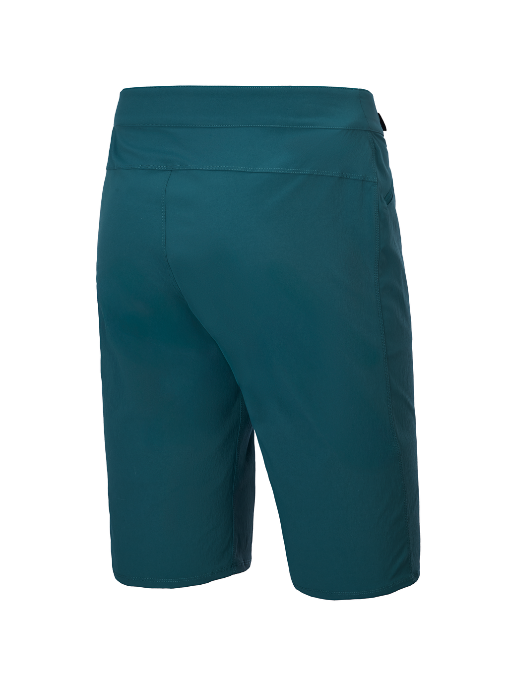 Alpinestars A-Dura Shorts, shorts de mountain bike, Dark Pine, vista posterior con diseño limpio y tejido elástico duradero en 2 direcciones, ajuste regular para ciclismo de montaña