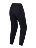 Pantalones Youth A-Dura Ride negros, vista trasera con tejido elástico en 4 direcciones y puños elásticos para MTB.