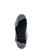 Alpinestars Tech-10 Enduro, suela de bota de moto off-road, gris y negra, con inserto reemplazable para máximo agarre.