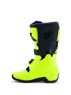Alpinestars Tech 7S Juvenil, botas de moto para motocross y off-road, amarillas fluorescentes y negras, protección de TPU con sistema de pivote, certificadas CE