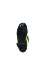Alpinestars Botas Tech 7S Juvenil, botas de moto para motocross, amarillas fluo y negras, suela de goma de alto agarre con logotipo