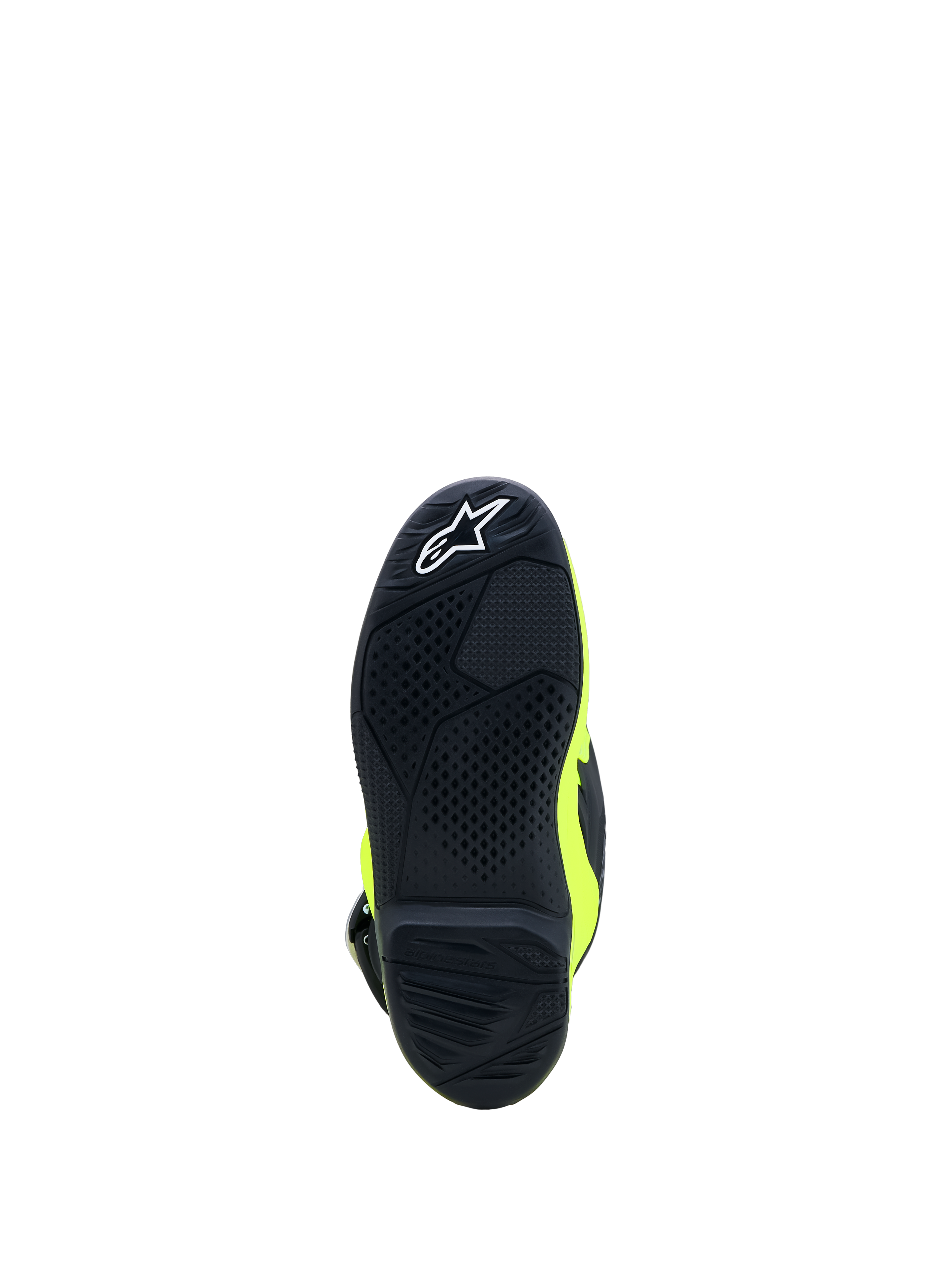Alpinestars Botas Tech 7S Juvenil, botas de moto para motocross, amarillas fluo y negras, suela de goma de alto agarre con logotipo