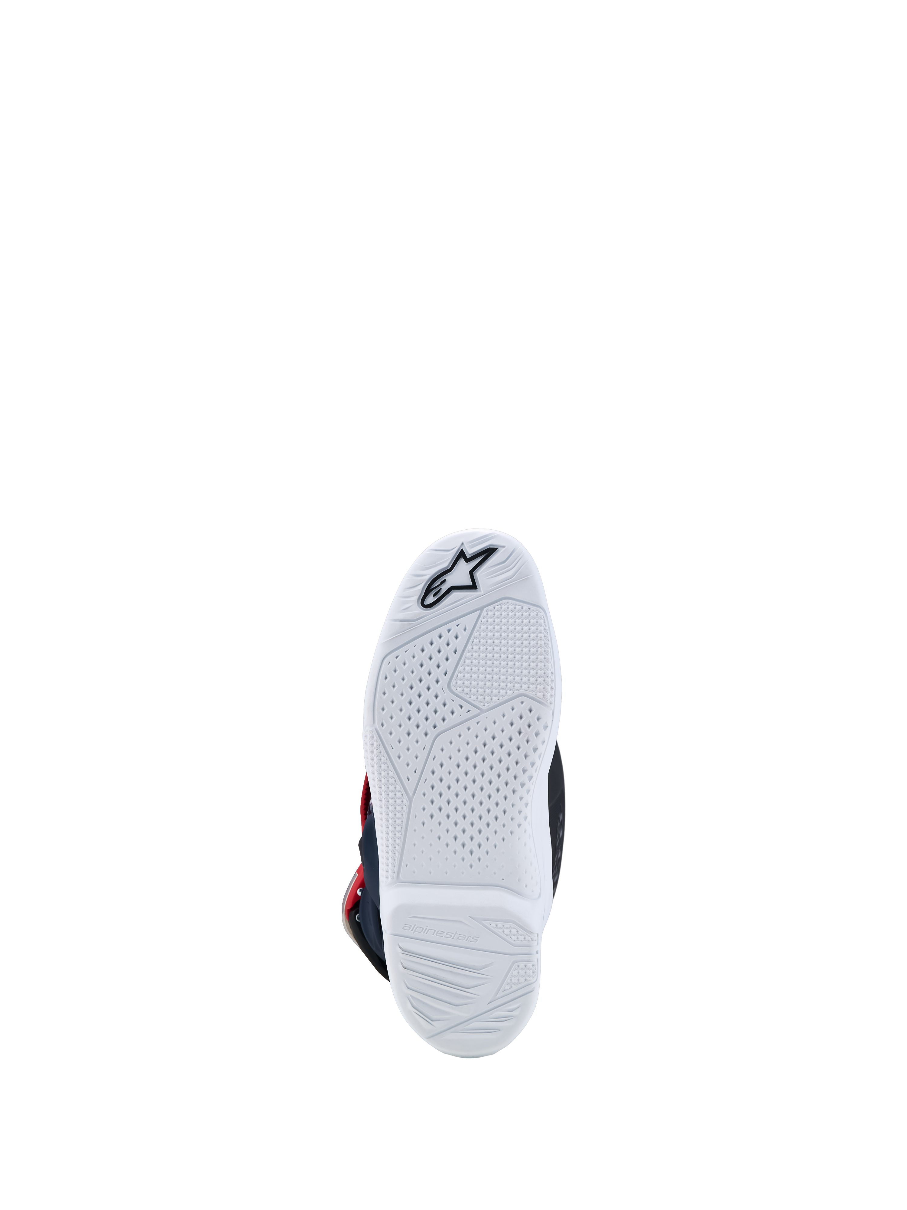 Alpinestars Tech 7S Juvenil, suela de bota para motocross, blanca, de alto agarre y reemplazable, diseñada para pilotos jóvenes