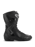 Alpinestars Stella SMX-6 V3 Drystar, botas de moto para mujer, negras con detalles plateados, membrana impermeable Drystar, con espinillera de TPU, protección de tobillo y deslizador de puntera, equipamiento de alto rendimiento