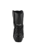 Botas Alpinestars Stella SMX-6 V3 Drystar®, negro, vista trasera que muestra el protector de talón de TPU y la protección posterior de la pantorrilla, botas de moto impermeables de alto rendimiento para mujer