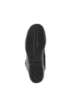 Botas Alpinestars Air Plus V2 GORE-TEX, botas de moto touring, negras, vista de la suela que muestra el patrón de dibujo de goma de compuesto exclusivo para agarre y comodidad, incluye el logotipo de Alpinestars