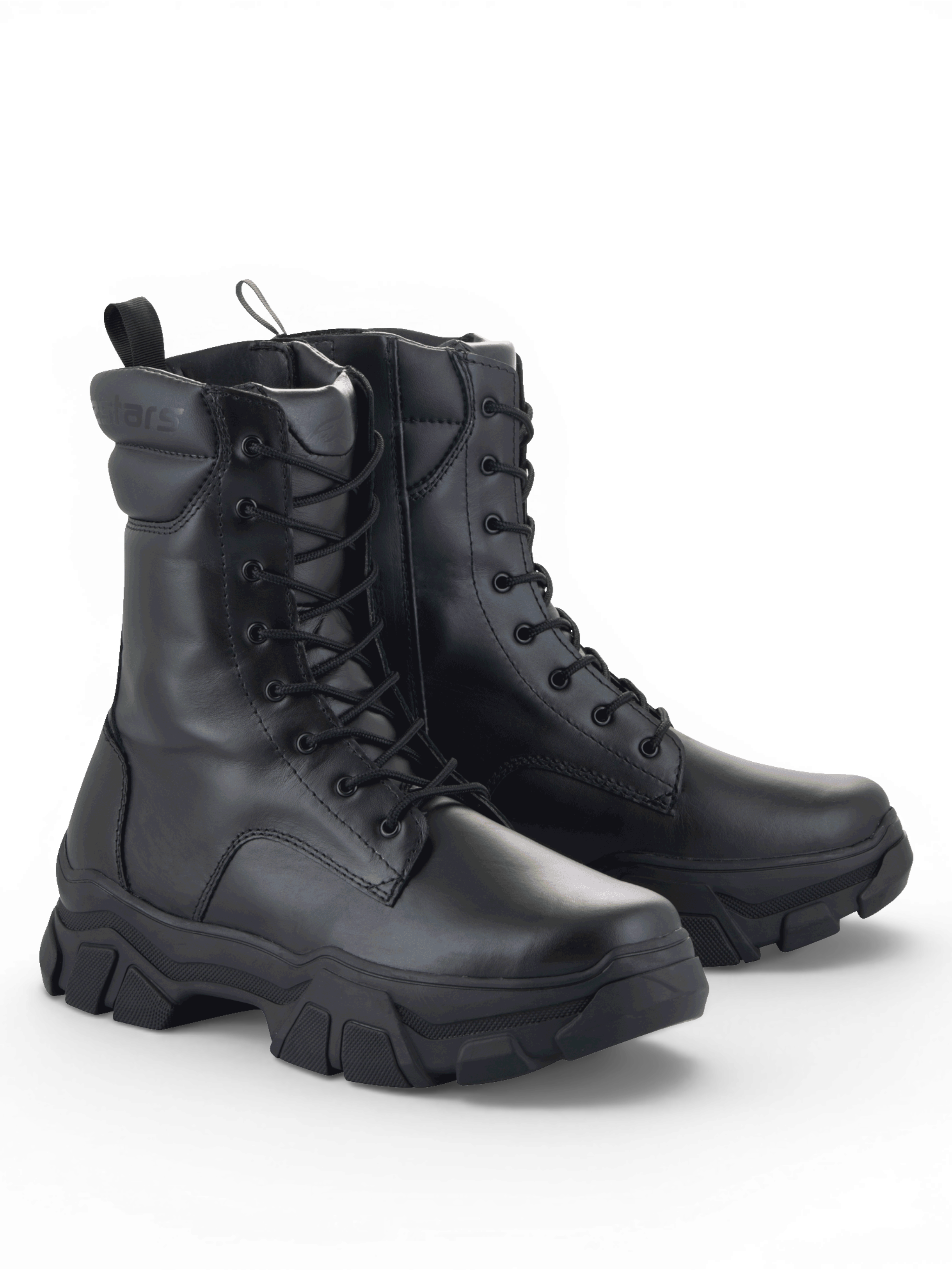 Alpinestars Botas Ava, botas de moto urbanas para mujer, negras, de cuero con suela robusta elevada, certificadas CE